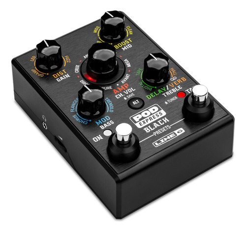 Pedal Multi Fx Line6 Pod Express Black Color Negro