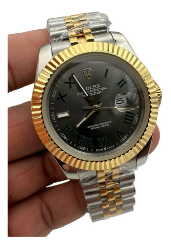 Reloj Premium Rolex Datejust Wimbledon Jubile  Estriado Comb (Reacondicionado)