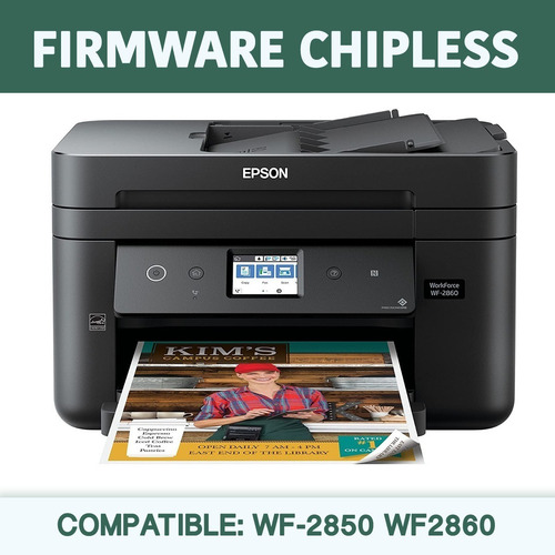 Imagen 3 de 4 de Chip Virtual Epson Wf-2850 Wf-2860 Imprime Sin Chip