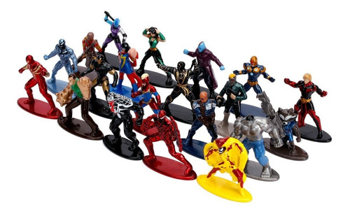 Imagen 3 de 3 de Nano Metalfigs Colección 20 Figuras Diecast Nuevo En Caja