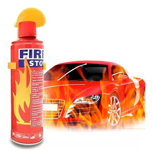 Extintor Incendio Spray 500ml Auto Moto Casa X24