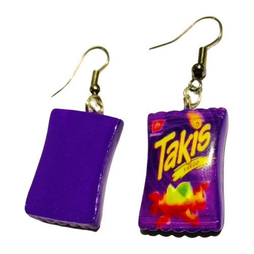 Aros Estilo Takis./fiesta/regalo/cumpleaños/niñas/mujer/moda