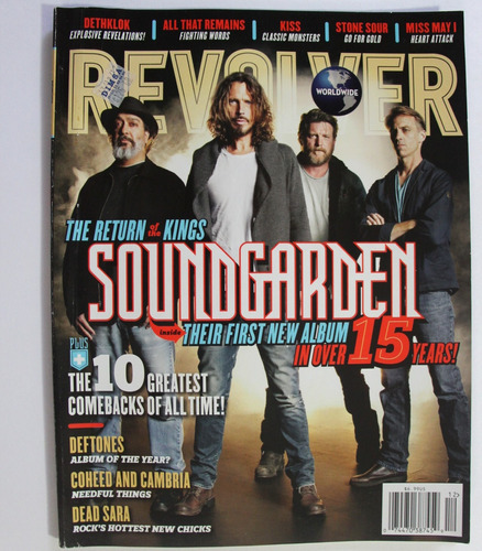 Gusanobass Revista Revolver Soundgarden Kiss Deftones 