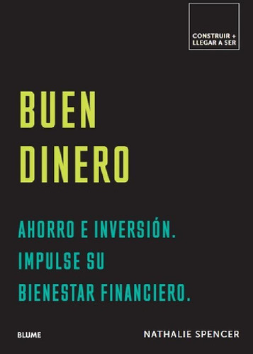 Libro - Buen Dinero - Ahorro E Inversión. Bienestar Financi