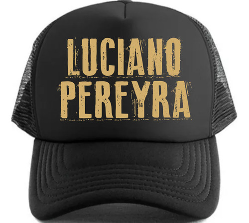 Gorra Vinilo Trucker Personalizada Sublimada Luciano Pereyra