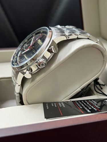 Reloj Nivada Chronos Edición Grenchen Swis 100% Original Gris Plateado Negro (Usado)