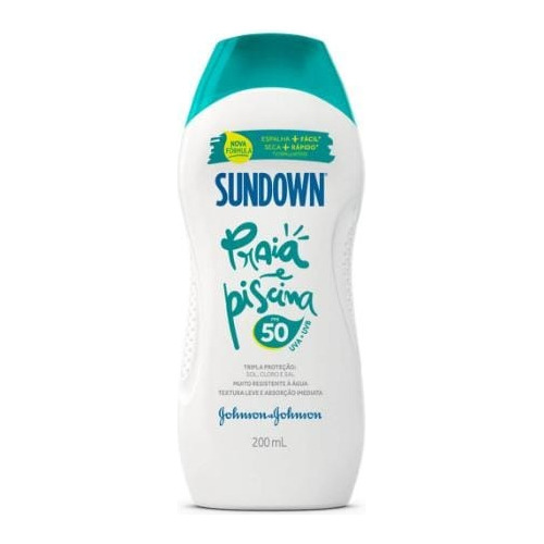 Kit Sundown Protetor Solar Fps50 200ml+ Pós Sól Sundown 140g