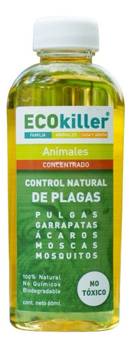 Ecokiller Repelente Orgánico Concentrado Animales 60ml