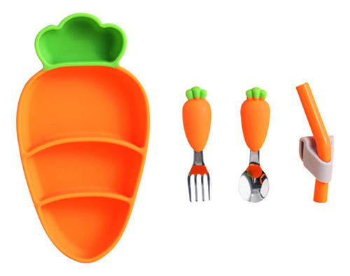 Modelado De Platos Con Forma De Zanahoria Para Niños