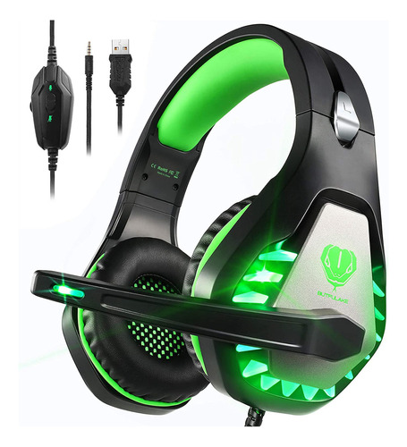 Pacrate Stereo Gaming Headset Auriculares Con Microfono Par Fachixy