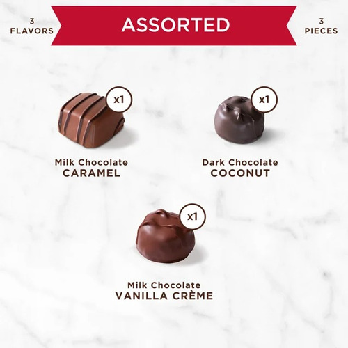 Russell Stover Conversation Heart Valentine's Day Heart Gift Box Russell Stover Rusell Stover Chocolates LLC chocolate con coco, vainilla o caramelo caja en forma de corazón 43 g