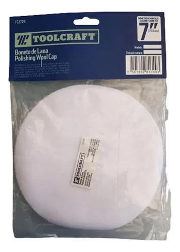 Bonete Para Pulidora 7 Toolcraft Tc2729
