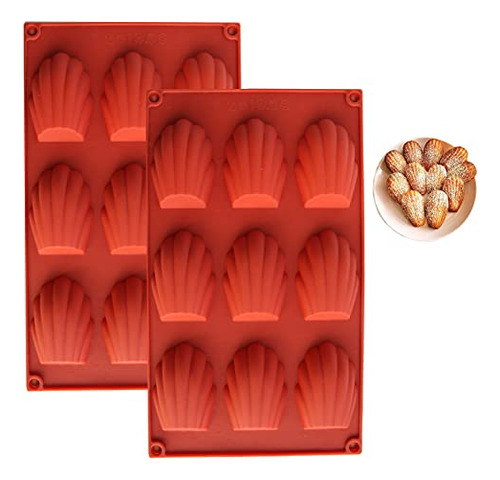Pan Para Madeleines De Silicona, Antiadherente, 9
