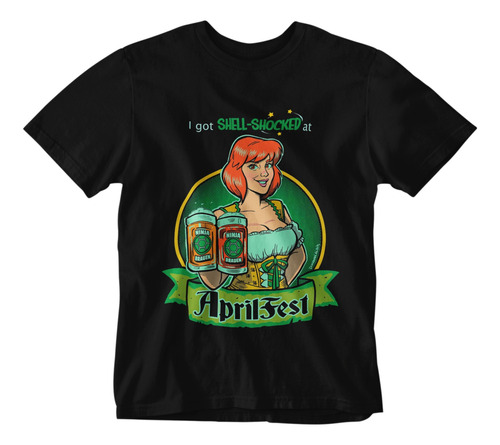 Camiseta Tortugas Ninja Apbril Cerveza