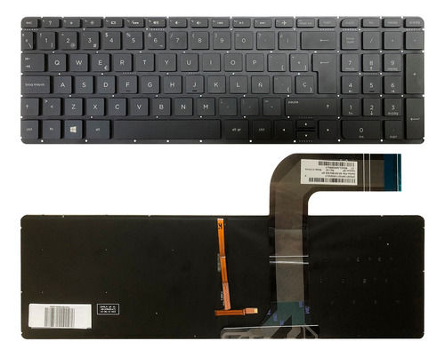 Teclado Hp Pavilion 15-p Negro Iluminado 15-z 2b-06901q110