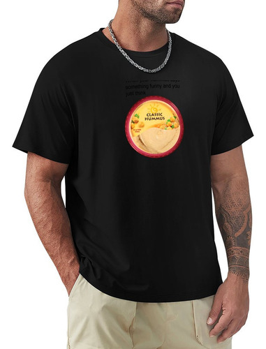 Playera Clásica Hummus Camisetas Gráficas De Algodón Ropa