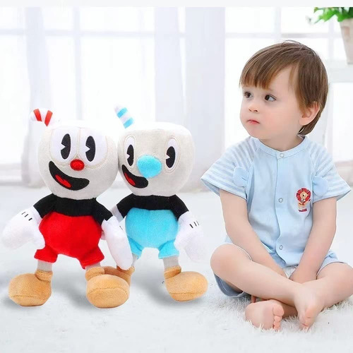 Uiuoutoy Cuphead Mugman Plush 9 Figuras Juego De 2 Piezas