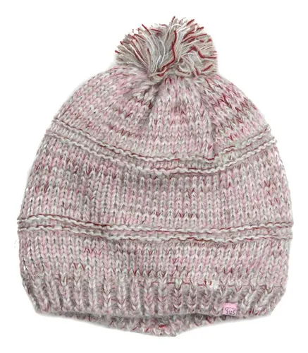 Gorro Bebé Niño Pompón Gris Claro Pillin