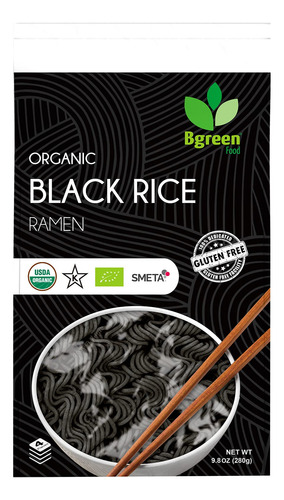 Big Green Organic Food - Ramen De Arroz Negro Organico, Sin 