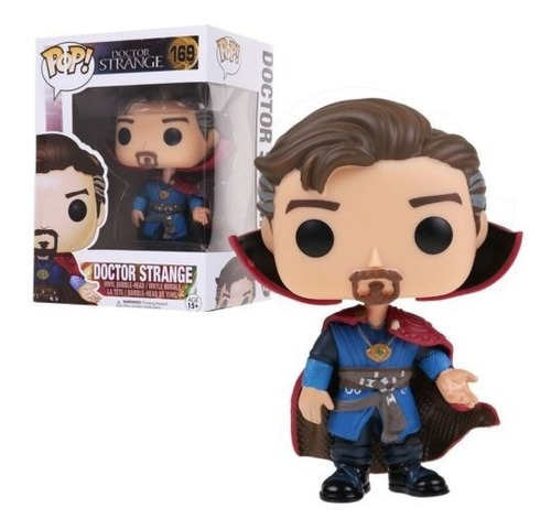 Pop De Marvel Doctor Extraño Vinilo Bobble Cabeza Acción Fig