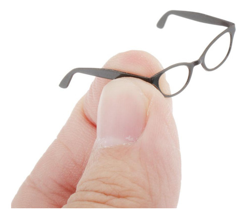 1: 6 De Acción Aficionado Piezas De Gafas De Negro