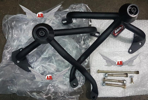 Imagen 2 de 7 de Defensa De Motor Con Slider Ira Yamaha Fz Fi 2.0 Negro A R