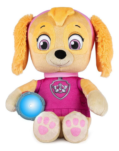 Paw Patrol Snuggle Up Peluche Skye Con Sonido Y Linterna