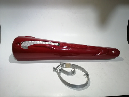 Imagen 2 de 2 de Protector Tubo De Escape Gn125 En Fibra