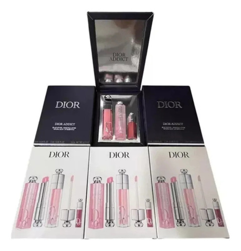 Dior Addict Lip Kit , Lip Glow, Maximazer Labiales Con Caja