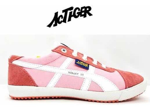 Imagen 2 de 8 de Tenis Actiger Original Modelo Volley 55 Moda Casual Retro