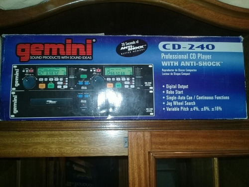 Compactera Gemini Cd240 Totalmente Original