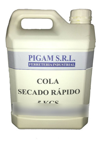 Cola Vinílica Secado Rápido-industrial-intemperie 5kg Pigam