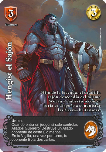 Carta Hengist El Sajon Legendaria Edición Excalibur