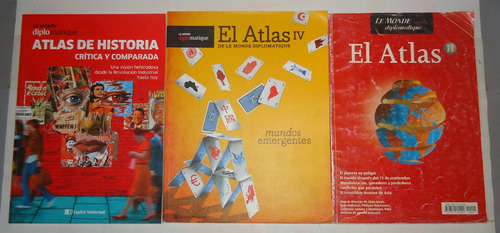 Lote De 3 Libros De Le Monde Diplomatique  Atlas