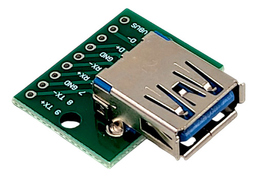 Adaptador Usb 3.0 Hembra A Dip 2.54mm 9 Pines Para Arduino