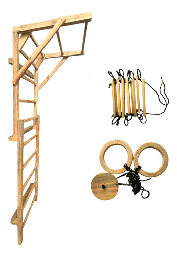 Juego De Barras De Escalera De Pared Sueca Para Niños