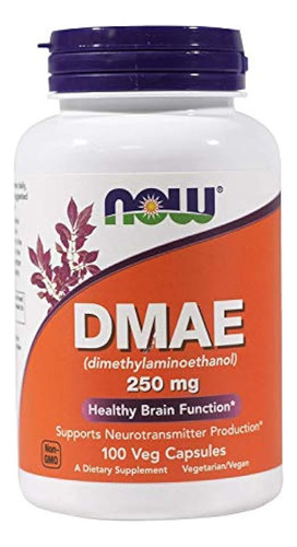 Now Dmae 250 Mg, 100 Cápsulas (paquete De 2)