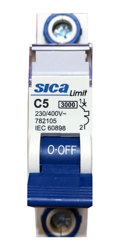 Llave Termica Din Sica 3ka Unipolar 1 X 5-10-15-20-25-32amp.