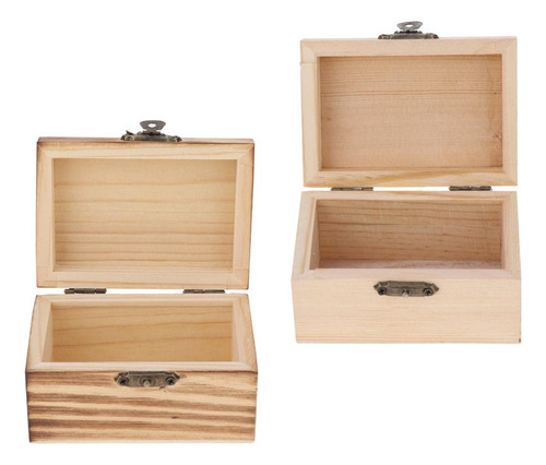 Caja De Con Cierre Frontal 4 × 2.5 × 2 Pulgadas Caja Retro