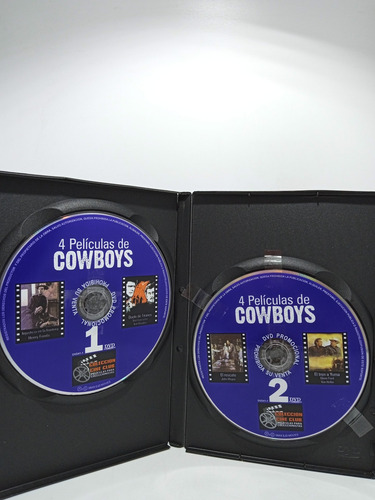 Imagen 4 de 4 de 4 Películas De Cowboys - 2 Cd's - Colección Cine Club - Dvd