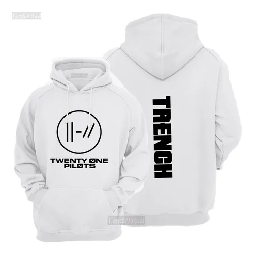 Twenty One Pilots Buzo Canguro Blanco Unisex Trench MercadoLibre