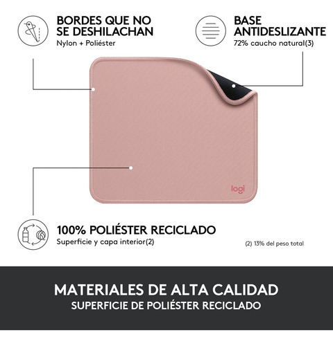 Padmouse Logitech Studio Series Rosado 23x20cm - Revogames