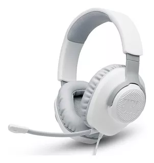 Headset Gamer Quantum 100 Com Fio E Microfone Branco Jbl Cor da luz n/a