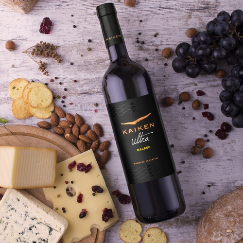 Vino tinto Malbec Kaiken Ultra 750 ml pack x 6 u en estuche de cartón
