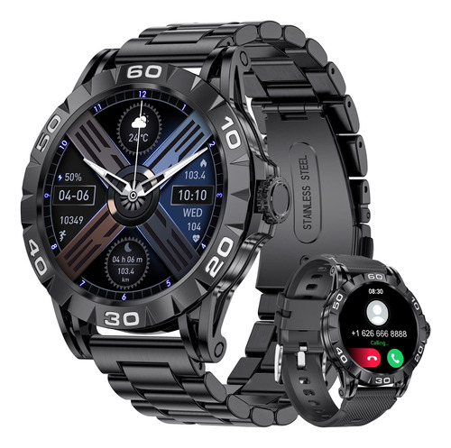 Pantalla Táctil Completa Smartwatch Lige 2024 De 1.3 Pulgada