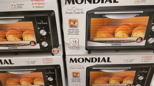 Forno Elétrico Mondial Pratic Cook 6 Litros