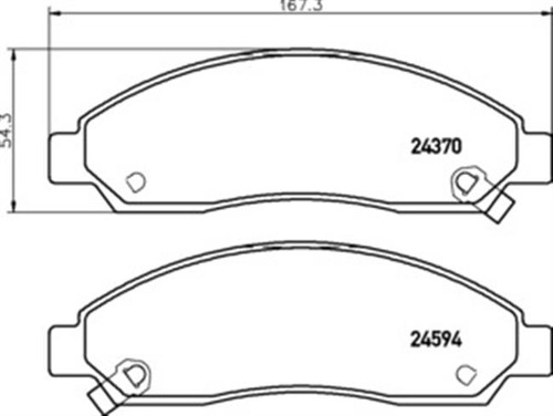 Balatas Delanteras Pagid Para Pontiac G4 Ls 2006