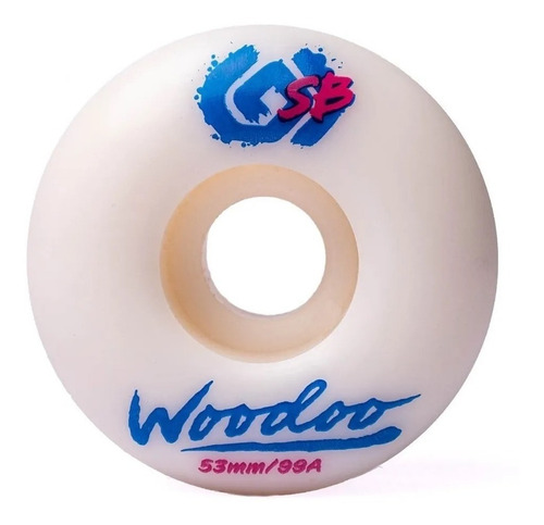 Imagen 1 de 2 de Ruedas De Skate Woodoo Institucional 53mm 99a
