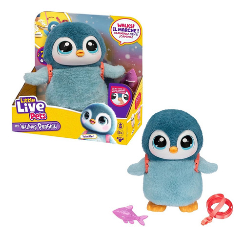 Little Live Pets My Walking Penguin Juguines Interactivos