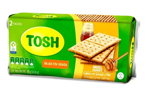 Galletas Tosh 2 Tacos Miel